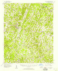 Mount Pleasant North Carolina Historical topographic map, 1:62500 scale, 15 X 15 Minute, Year 1957