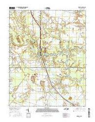 Moyock North Carolina Current topographic map, 1:24000 scale, 7.5 X 7.5 Minute, Year 2016