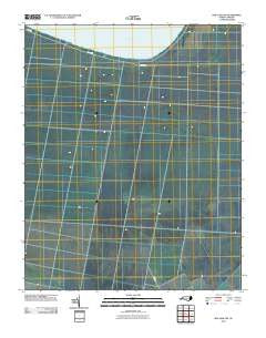 New Lake NW North Carolina Historical topographic map, 1:24000 scale, 7.5 X 7.5 Minute, Year 2010