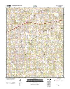 Newton North Carolina Historical topographic map, 1:24000 scale, 7.5 X 7.5 Minute, Year 2013