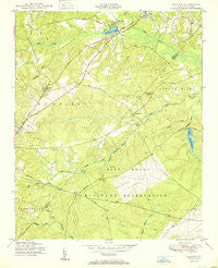 Niagara North Carolina Historical topographic map, 1:24000 scale, 7.5 X 7.5 Minute, Year 1950