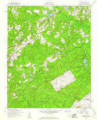 Niagara North Carolina Historical topographic map, 1:24000 scale, 7.5 X 7.5 Minute, Year 1957