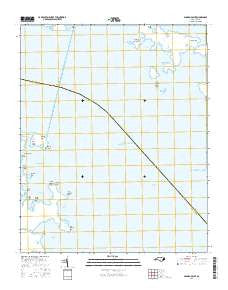 Pamlico Point North Carolina Current topographic map, 1:24000 scale, 7.5 X 7.5 Minute, Year 2016