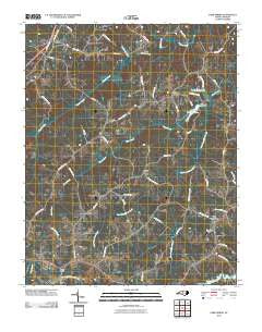 Park Spring North Carolina Historical topographic map, 1:24000 scale, 7.5 X 7.5 Minute, Year 2010