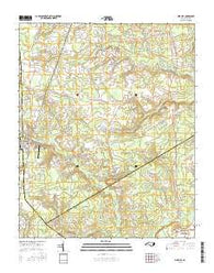 Pink Hill North Carolina Current topographic map, 1:24000 scale, 7.5 X 7.5 Minute, Year 2016