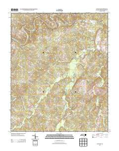 Putnam North Carolina Historical topographic map, 1:24000 scale, 7.5 X 7.5 Minute, Year 2013