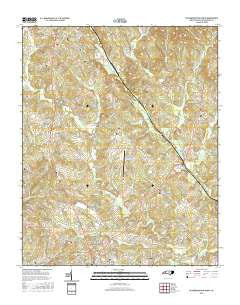 Rutherfordton North North Carolina Current topographic map, 1:24000 scale, 7.5 X 7.5 Minute, Year 2016