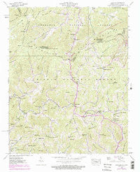 Sams Gap North Carolina Historical topographic map, 1:24000 scale, 7.5 X 7.5 Minute, Year 1939