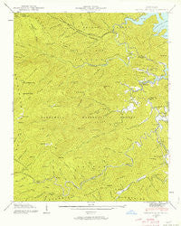 Santeetlah Creek North Carolina Historical topographic map, 1:24000 scale, 7.5 X 7.5 Minute, Year 1940