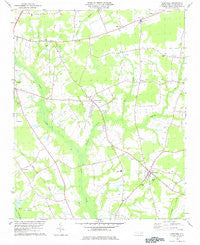 Saratoga North Carolina Historical topographic map, 1:24000 scale, 7.5 X 7.5 Minute, Year 1978