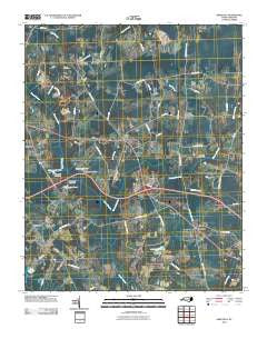 Saratoga North Carolina Historical topographic map, 1:24000 scale, 7.5 X 7.5 Minute, Year 2010