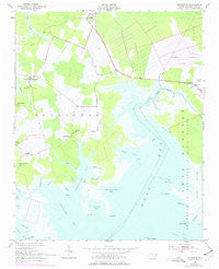 Scranton North Carolina Historical topographic map, 1:24000 scale, 7.5 X 7.5 Minute, Year 1951