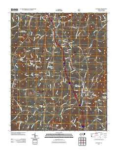 Seagrove North Carolina Historical topographic map, 1:24000 scale, 7.5 X 7.5 Minute, Year 2011