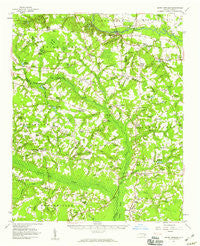 Seven Springs North Carolina Historical topographic map, 1:62500 scale, 15 X 15 Minute, Year 1957
