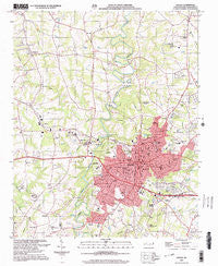 Shelby North Carolina Historical topographic map, 1:24000 scale, 7.5 X 7.5 Minute, Year 2002