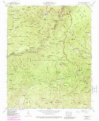 Shining Rock North Carolina Historical topographic map, 1:24000 scale, 7.5 X 7.5 Minute, Year 1946