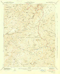 Shining Rock North Carolina Historical topographic map, 1:24000 scale, 7.5 X 7.5 Minute, Year 1946