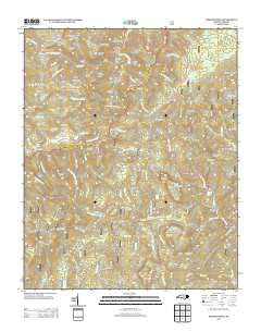 Shining Rock North Carolina Historical topographic map, 1:24000 scale, 7.5 X 7.5 Minute, Year 2013
