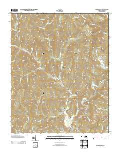 Smokemont North Carolina Historical topographic map, 1:24000 scale, 7.5 X 7.5 Minute, Year 2013