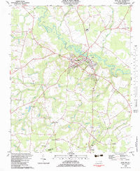 Snow Hill North Carolina Historical topographic map, 1:24000 scale, 7.5 X 7.5 Minute, Year 1982