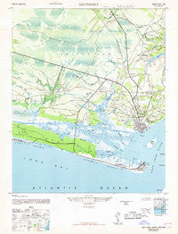 Southport North Carolina Historical topographic map, 1:24000 scale, 7.5 X 7.5 Minute, Year 1969