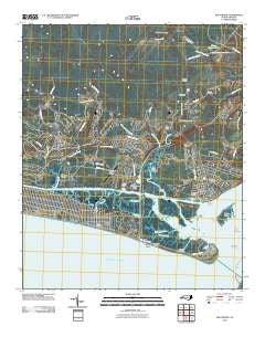 Southport North Carolina Historical topographic map, 1:24000 scale, 7.5 X 7.5 Minute, Year 2010