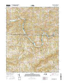 Sparta West North Carolina Current topographic map, 1:24000 scale, 7.5 X 7.5 Minute, Year 2016