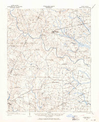 Spring Hope North Carolina Historical topographic map, 1:62500 scale, 15 X 15 Minute, Year 1902
