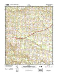 Spring Hope North Carolina Historical topographic map, 1:24000 scale, 7.5 X 7.5 Minute, Year 2013
