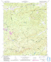 Standingstone Mtn. South Carolina Historical topographic map, 1:24000 scale, 7.5 X 7.5 Minute, Year 1965
