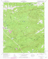 Standingstone Mtn. South Carolina Historical topographic map, 1:24000 scale, 7.5 X 7.5 Minute, Year 1965