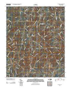 Stanfield North Carolina Historical topographic map, 1:24000 scale, 7.5 X 7.5 Minute, Year 2010