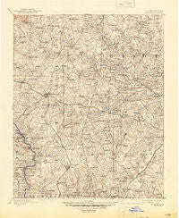 Statesville North Carolina Historical topographic map, 1:125000 scale, 30 X 30 Minute, Year 1893