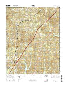Stem North Carolina Current topographic map, 1:24000 scale, 7.5 X 7.5 Minute, Year 2016