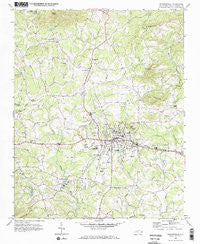 Taylorsville North Carolina Historical topographic map, 1:24000 scale, 7.5 X 7.5 Minute, Year 1970