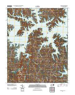 Tungsten North Carolina Historical topographic map, 1:24000 scale, 7.5 X 7.5 Minute, Year 2011