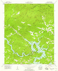 Unaka North Carolina Historical topographic map, 1:24000 scale, 7.5 X 7.5 Minute, Year 1957