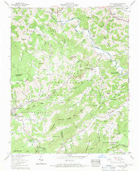 Valle Crucis North Carolina Historical topographic map, 1:24000 scale, 7.5 X 7.5 Minute, Year 1960