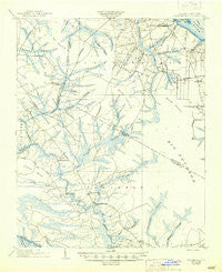 Vanceboro North Carolina Historical topographic map, 1:62500 scale, 15 X 15 Minute, Year 1905