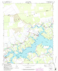 Vandemere North Carolina Historical topographic map, 1:24000 scale, 7.5 X 7.5 Minute, Year 1950
