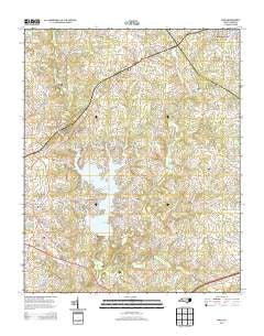 Waco North Carolina Historical topographic map, 1:24000 scale, 7.5 X 7.5 Minute, Year 2013