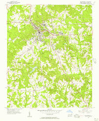 Wadesboro North Carolina Historical topographic map, 1:24000 scale, 7.5 X 7.5 Minute, Year 1956