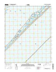 Wainwright Island North Carolina Current topographic map, 1:24000 scale, 7.5 X 7.5 Minute, Year 2016