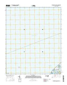 Wainwright Island OE N North Carolina Current topographic map, 1:24000 scale, 7.5 X 7.5 Minute, Year 2016
