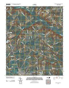 Warsaw North North Carolina Historical topographic map, 1:24000 scale, 7.5 X 7.5 Minute, Year 2010