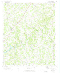 Watson North Carolina Historical topographic map, 1:24000 scale, 7.5 X 7.5 Minute, Year 1970