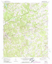 Waxhaw North Carolina Historical topographic map, 1:24000 scale, 7.5 X 7.5 Minute, Year 1970