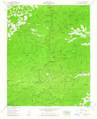 Wayah Bald North Carolina Historical topographic map, 1:24000 scale, 7.5 X 7.5 Minute, Year 1957