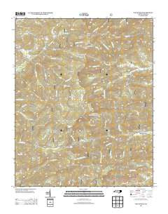 Wayah Bald North Carolina Historical topographic map, 1:24000 scale, 7.5 X 7.5 Minute, Year 2013
