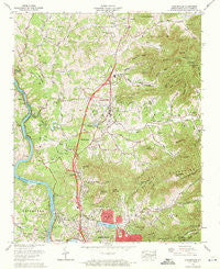 Weaverville North Carolina Historical topographic map, 1:24000 scale, 7.5 X 7.5 Minute, Year 1962